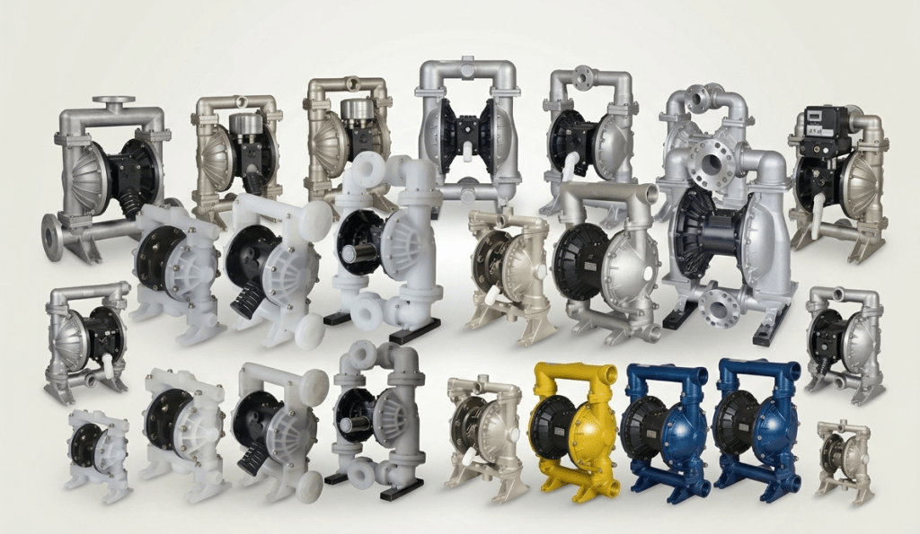 diaphragm pump for chemical transfer and wastewater treatment